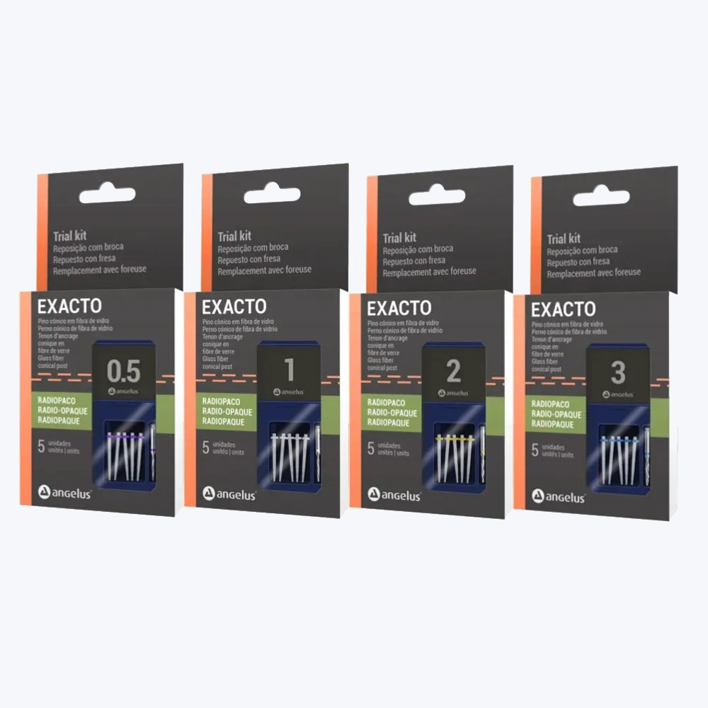 Angelus Exacto Trial Pack Glass Fiber Post